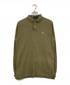 POLO RALPH LAURENポロ・ラルフローレン）の古着「長袖ポロシャツ」｜グリーン
