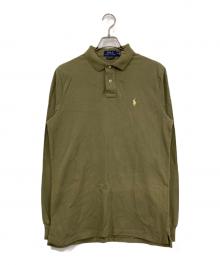 POLO RALPH LAUREN（ポロ・ラルフローレン）の古着「長袖ポロシャツ」｜グリーン