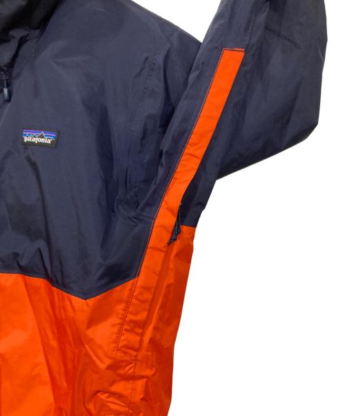 Patagonia（パタゴニア）Patagonia (パタゴニア) トレントシェルジャケット オレンジ×ネイビー サイズ:Sの古着・服飾アイテム