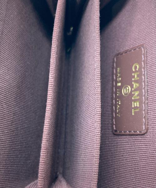 CHANEL（シャネル）CHANEL (シャネル) マトラッセジップコインケース ブラックの古着・服飾アイテム