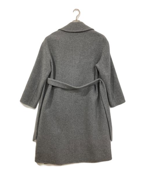 Max Mara Studio（マックスマーラ ストゥディオ）MAX MARA STUDIO (マックスマーラ ストゥディオ) ウールカシミヤコート グレー サイズ:40の古着・服飾アイテム