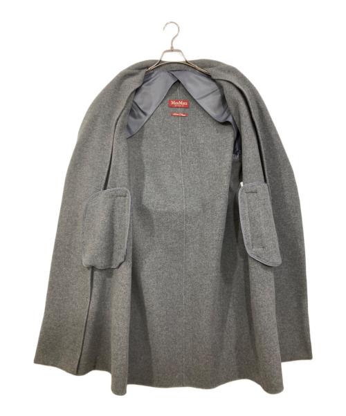 Max Mara Studio（マックスマーラ ストゥディオ）MAX MARA STUDIO (マックスマーラ ストゥディオ) ウールカシミヤコート グレー サイズ:40の古着・服飾アイテム