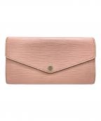 LOUIS VUITTONルイ ヴィトン）の古着「長財布」｜ピンク