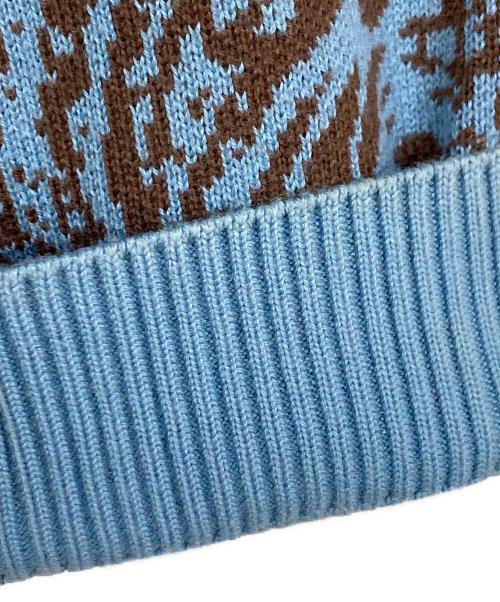 AWAKE NY（アウェイク ニューヨーク）AWAKE NY (アウェイク ニューヨーク) ペイズリーカーディガン ブルー サイズ:Sの古着・服飾アイテム