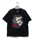 TENDERLOINテンダーロイン）の古着「スカルグラフィックプリントTシャツ」｜ブラック