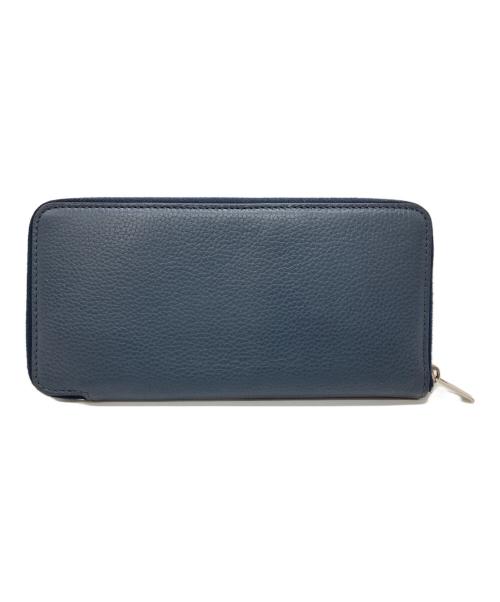 CELINE（セリーヌ）CELINE (セリーヌ) ラウンドジップ長財布 ネイビーの古着・服飾アイテム