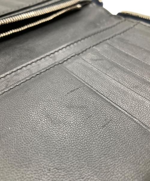 CELINE（セリーヌ）CELINE (セリーヌ) ラウンドジップ長財布 ネイビーの古着・服飾アイテム