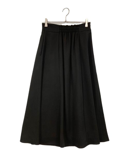 BLUE LABEL CRESTBRIDGE（ブルーレーベルクレストブリッジ）BLUE LABEL CRESTBRIDGE (ブルーレーベルクレストブリッジ) ドビークロススカート ブラック×ベージュ サイズ:38の古着・服飾アイテム