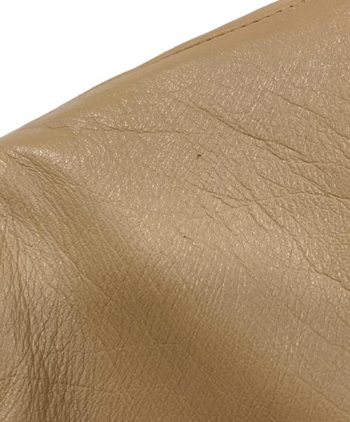 BALMAIN（バルマン）BALMAIN (バルマン) レザーコート ベージュ サイズ:LLの古着・服飾アイテム