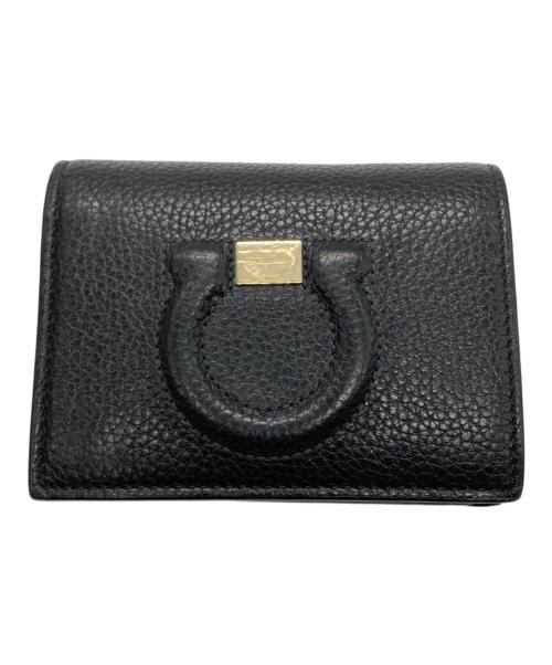 Salvatore Ferragamo（サルヴァトーレ フェラガモ）Salvatore Ferragamo (サルヴァトーレ フェラガモ) 2つ折り財布 ブラック サイズ:なしの古着・服飾アイテム