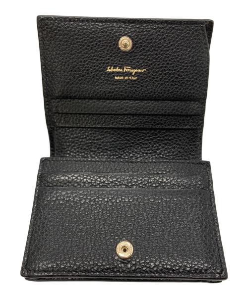Salvatore Ferragamo（サルヴァトーレ フェラガモ）Salvatore Ferragamo (サルヴァトーレ フェラガモ) 2つ折り財布 ブラック サイズ:なしの古着・服飾アイテム