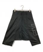 COMME des GARCONSコムデギャルソン）の古着「09AWポケットステッチデザインサルエルパンツ」｜ブラック