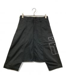 COMME des GARCONS（コムデギャルソン）の古着「09AWポケットステッチデザインサルエルパンツ」｜ブラック