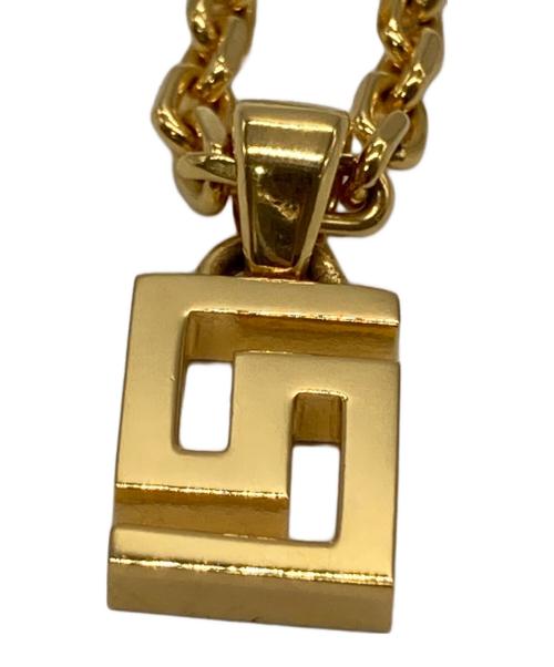 VERSACE（ヴェルサーチェ）VERSACE (ヴェルサーチェ) グリークネックレス ゴールドの古着・服飾アイテム