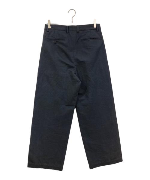 ESLOW（エスロー）ESLOW (エスロー) ONE TUCK PANTS w/STITCH ネイビー サイズ:3の古着・服飾アイテム