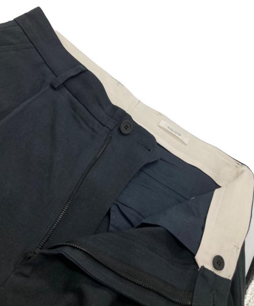 ESLOW（エスロー）ESLOW (エスロー) ONE TUCK PANTS w/STITCH ネイビー サイズ:3の古着・服飾アイテム