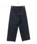 ESLOW (エスロー) ONE TUCK PANTS w/STITCH ネイビー サイズ:3：6000円