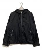 ETROエトロ）の古着「ナイロンペイズリージップパーカー」｜ブラック