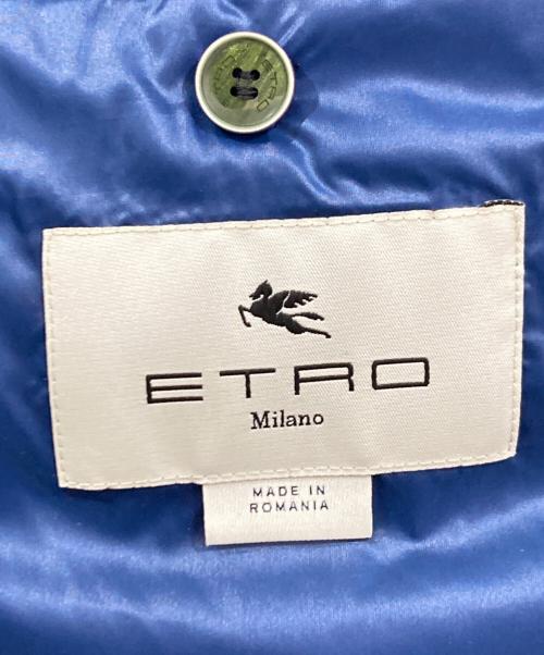 ETRO（エトロ）ETRO (エトロ) ポリアミドペイズリー柄ダウンジャケット ブラック サイズ:XXXLの古着・服飾アイテム