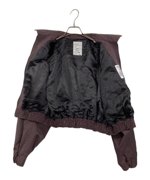 SHAREEF（シャリーフ）SHAREEF (シャリーフ) BODY BAG VEST BLOUSON ボルドー サイズ:2の古着・服飾アイテム