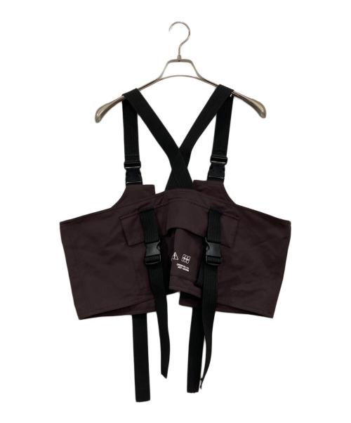 SHAREEF（シャリーフ）SHAREEF (シャリーフ) BODY BAG VEST BLOUSON ボルドー サイズ:2の古着・服飾アイテム