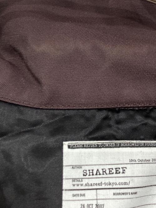 SHAREEF（シャリーフ）SHAREEF (シャリーフ) BODY BAG VEST BLOUSON ボルドー サイズ:2の古着・服飾アイテム