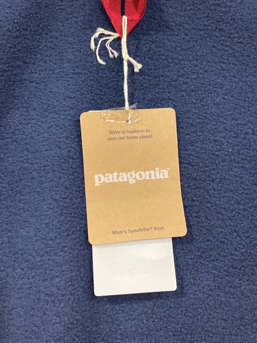 Patagonia（パタゴニア）Patagonia (パタゴニア) シンチラベスト ネイビー サイズ:Ⅿの古着・服飾アイテム
