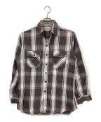 orSlowオアスロウ）の古着「チェックシャツ」｜グレー