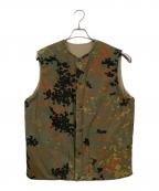 orSlowオアスロウ）の古着「リバーシブル中綿ベスト」｜カーキ