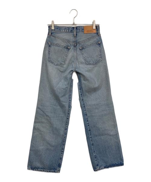moussy（マウジー）moussy (マウジー) ダメージデニムパンツ インディゴ サイズ:24の古着・服飾アイテム