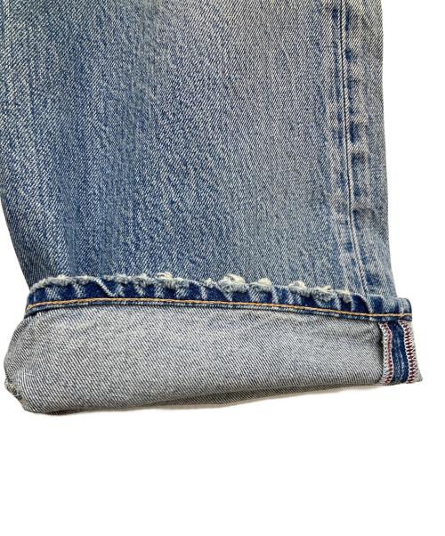 moussy（マウジー）moussy (マウジー) ダメージデニムパンツ インディゴ サイズ:24の古着・服飾アイテム