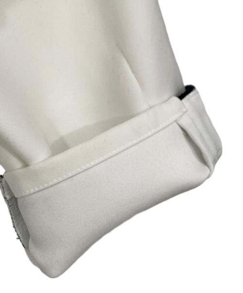 BORDERS at BALCONY（ボーダーズアットバルコニー）BORDERS AT BALCONY (ボーダーズアットバルコニー) ボウタイブラウス ホワイト サイズ:36の古着・服飾アイテム