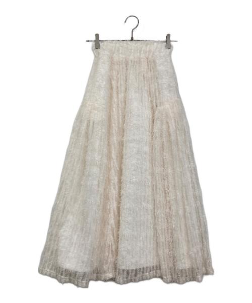 TSURU by MARIKO OIKAWA（ツルバイマリコオイカワ）Tsuru by Mariko Oikawa (ツルバイマリコオイカワ) ロングスカート ホワイト サイズ:不明の古着・服飾アイテム