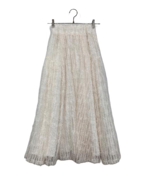 TSURU by MARIKO OIKAWA（ツルバイマリコオイカワ）Tsuru by Mariko Oikawa (ツルバイマリコオイカワ) ロングスカート ホワイト サイズ:不明の古着・服飾アイテム
