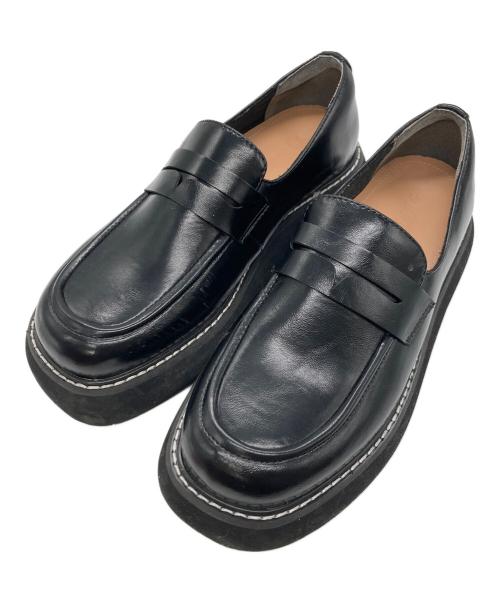 SHENERY（シーナリー）SHENERY (シーナリー) ボリュームローファー ブラック サイズ:37の古着・服飾アイテム