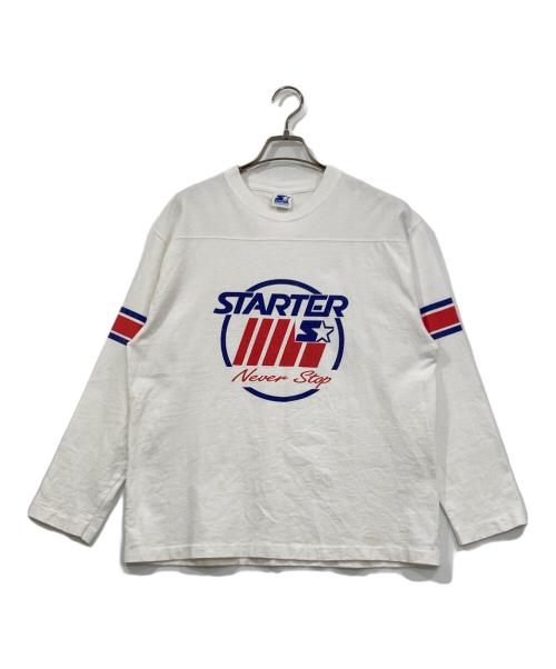 STARTER（スターター）STARTER (スターター) COUTURE D’ADAM (クチュール・ド・アダム) ロングスリーブTシャツ ホワイト サイズ:38の古着・服飾アイテム