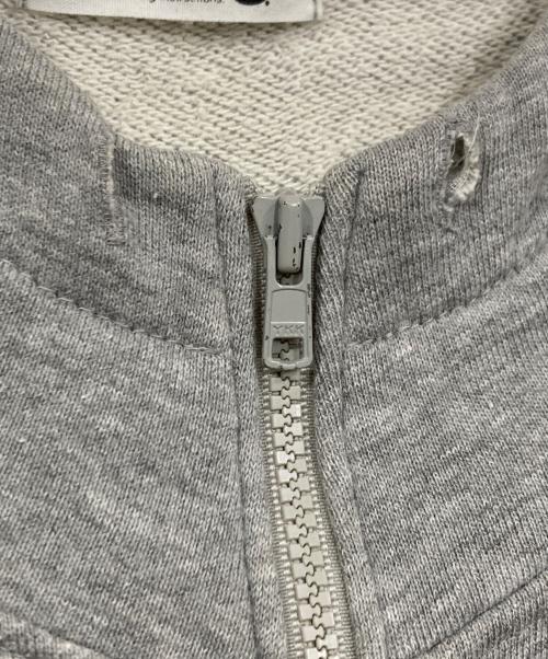 I.S.（アイエス）I.S. (アイエス) バックプリントジップパーカー グレー サイズ:9の古着・服飾アイテム