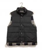 WOOLRICH×N.HOOLYWOODウールリッチ×エヌ ハリウッド）の古着「DOWN VEST」｜ブラック