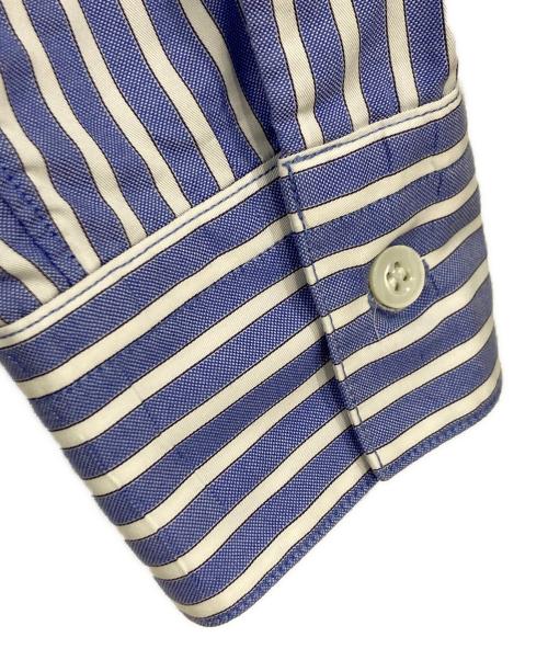 N.HOOLYWOOD（エヌ ハリウッド）N.HOOLYWOOD (エヌ ハリウッド) ストライプシャツ ブルー サイズ:36の古着・服飾アイテム