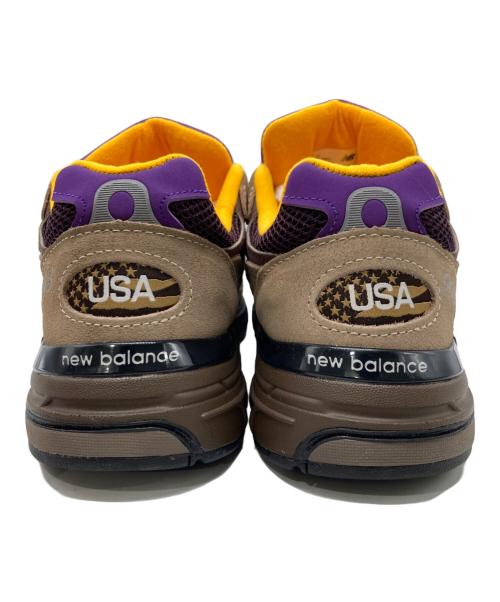 NEW BALANCE（ニューバランス）NEW BALANCE (ニューバランス) U993MU BROWN ブラウン×パープル サイズ:26cmの古着・服飾アイテム