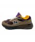 NEW BALANCE (ニューバランス) U993MU BROWN ブラウン×パープル サイズ:26cm：15000円