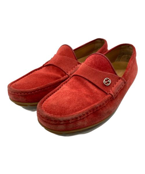 GUCCI（グッチ）GUCCI (グッチ) インターロッキングGドライビングシューズ レッド サイズ:4 1/2の古着・服飾アイテム