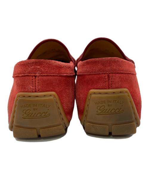 GUCCI（グッチ）GUCCI (グッチ) インターロッキングGドライビングシューズ レッド サイズ:4 1/2の古着・服飾アイテム