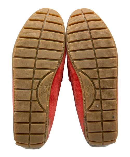 GUCCI（グッチ）GUCCI (グッチ) インターロッキングGドライビングシューズ レッド サイズ:4 1/2の古着・服飾アイテム