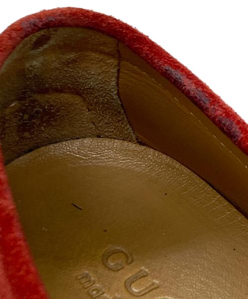 GUCCI（グッチ）GUCCI (グッチ) インターロッキングGドライビングシューズ レッド サイズ:4 1/2の古着・服飾アイテム