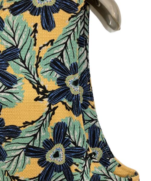 NOMBRE IMPAIR（ノンブルアンペール）NOMBRE IMPAIR (ノンブルアンペール) 総柄ノースリーブワンピース イエロー サイズ:FREEの古着・服飾アイテム