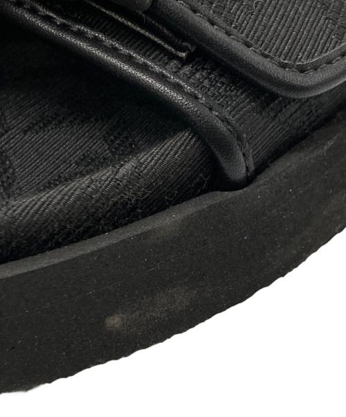 EMPORIO ARMANI（エンポリオ アルマーニ）EMPORIO ARMANI (エンポリオアルマーニ) ストラップサンダル ブラック サイズ:41の古着・服飾アイテム