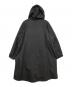 KUMIKYOKU (クミキョク) フーデッドコート ブラック サイズ:7：5000円