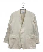 Whim Gazetteウィムガゼット）の古着「ツイルカラーレスジャケット」｜オフホワイト