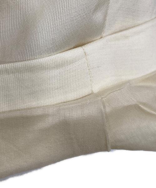 Whim Gazette（ウィムガゼット）Whim Gazette (ウィムガゼット) ツイルカラーレスジャケット オフホワイト サイズ:FREEの古着・服飾アイテム